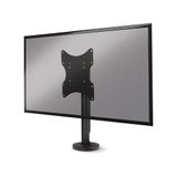 Single Display Fixed Desk Mount Mount a single display to a desk, TV stand or table