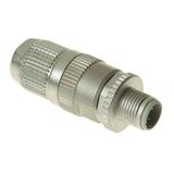 circular Connector w. Harax M12 L4 M