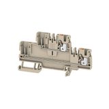 Multi-tier modular terminal, PUSH IN, 2.5 mm², 800 V, 24 A, Number of 