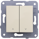 Karre-Meridian Beige (Quick Connection) Blind Control Switch