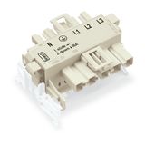 Linect® T-connector 5-pole Cod. A white