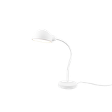 Perry table lamp E27 matt white