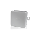 Damp area distribution box E1200ws, 80x80x37mm, IP55, white/white, with push-through membrane