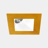 Downlight Play Deco Asymmetrical Square Fixed Gold/White IP54