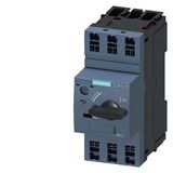 circuit breaker size S00 for motor protection, CLASS 10 A-release 0.11...0.16 A short-circuit release 2.1 A spring-loaded terminal standard switching capacity multi-unit packaging