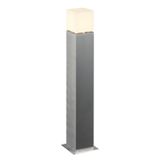 SQUARE POLE 90, E27, stainless steel, 20W, IP44