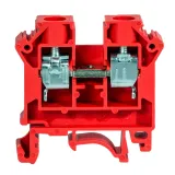 Rail-mounted screw terminal block ZSG1-10.0Nc red