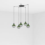 CLAIRE GREEN PENDANT LAMP E27 15W 5L