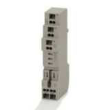 Socket, DIN rail/surface mounting, 5-pin, screwless terminals