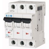 Miniature circuit breaker (MCB), 4 A, 3p, characteristic: B, 6 kA