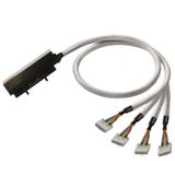 PLC-wire, Digital signals, 10-pole, Cable LiYY, 1 m, 0.14 mm²