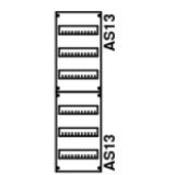 1V23A DIN rail mounting devices 900 mm x 250 mm x 120 mm , 2 , 1