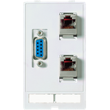 MODLINK MSDD DATA  INSERT 1×SUB-D9 female/male + 2×RJ45