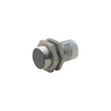 Proximity switch, E57 Premium+ Short-Series, 1 N/O, 2-wire, 40 - 250 V AC, M18 x 1 mm, Sn= 5 mm, Flush, Stainless steel, Plug-in connection M12 x 1