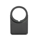 Universal push-button border halogen-free black