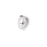 Kenai recessed spotlight GU10 9,2 cm matt white round