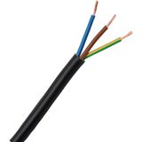 cable H03VV-F 3G0,75 black 10m co