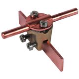 Saddle clamp RCB clamp. range 0.7-6mm with double cleat for Rd 7-10mm