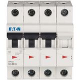 Miniature circuit breaker (MCB), 6 A, 3p+N, characteristic: B