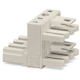 h-distribution connector 4-pole Cod. A white