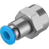 QSF-1/4-6-B Push-in fitting