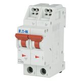 Miniature circuit breaker (MCB) with plug-in terminal, 4 A, 2p, characteristic: C