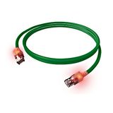 DualBoot LED ISDN Patch Cord, Cat.3, Unshielded, green, 3m