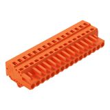 1-conductor female connector CAGE CLAMP® 2.5 mm² orange