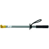 Insulating stick with gear and plug-in coupling with hand strap L 670m