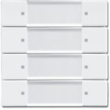 6737/01-84 CoverPlates (partly incl. Insert) Remote control Studio white