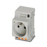 Socket outlet for distribution board Phoenix Contact EO-E/PT/SH/LED 250V 16A AC