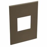 Arteor™ - American and South African standard plate square version 2 modules for 2'' x 4'' box - Dark Bronze