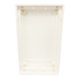 Flush-mounting enclosure 3-rows, IP40, for soild wall