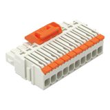 2734-1110/328-000 1-conductor female connector; lever; Push-in CAGE CLAMP®