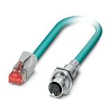 VS-M12FSBP-IP20-94B-LI/0,3 - Network cable