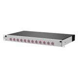 OpDAT slide patch panel splice 12xLC-D OM4