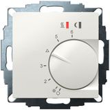 UP room controller, RAL9010 glossy 55x55, 5-30C, AC 230V, 16 A relay output 1 NO contact, PWM / 2 point control, switch, TA, LED displays