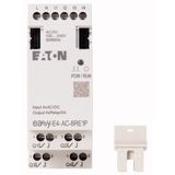 I/O expansion, For use with easyE4, 100 - 240 V AC, 110 - 220 V DC (cULus: 100-110 V DC)), Inputs/Outputs expansion (number) digital: 4, Push-In