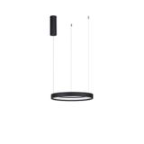 Triac Dimmable Sandy Black Aluminium   & Acrylic  LED 22 Watt 230 Volt   1540Lm 3000K IP20   D: 40 H: 150 cm Adjustable Height