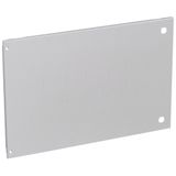 Metal faceplate XL³ 800/4000 - 1-3 DPX 250/630 - vertical - screws - 36 mod