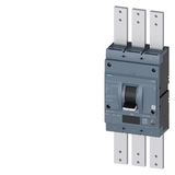 circuit breaker 3VA2 IEC Frame 1250 breaking capacity class H Icu=85 kA @ 415 V 3-pole line protection ETU550  LSI In=1250 A