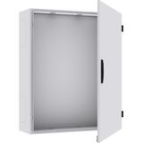 TL309S Wall-mounting cabinet, Field Width: 3, Number of Rows: 9, 1400 mm x 800 mm x 275 mm, Isolated, IP55