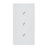 Art d'Arnould Epure universe three two-way switch or switch - satin white