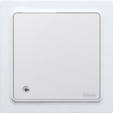 Wireless air quality+temperature+humidity sensor in E-Design55, pure white glossy