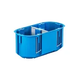 Junction box for cavity walls P2x60D MULTIBOX 2 blue