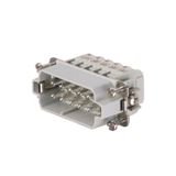Contact insert (industry plug-in connectors), Male, 250 V, 16 A, Numbe