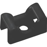 TC5142X SADDLE SUPPORT BASE .9X.6IN BLK NYL