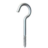 915 3.9x60 G  Ceiling hook, with thread for wood, 3.9x60mm, Steel, St, galvanized, DIN EN 12329