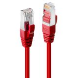 15m Cat.6 S/FTP LSZH Network Cable, Red (Fluke Tested) RJ45, M/M, 250MHz, Copper, 26AWG