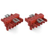 T-distribution connector 5-pole Cod. P red